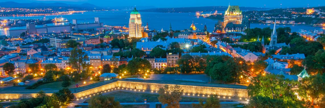 Vue de Québec